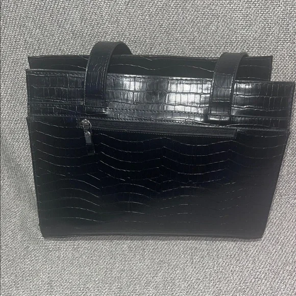 Naturalizer Black Laptop Bag Sleek Minimalist Design - Picture 10 of 16